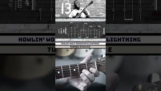 Smokestack Lightning Guitar Riff by Howlin WolfHubert Sumlin With Tab [upl. by Adil72]