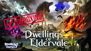 Dwellings of Eldervale  Kickstarter Unboxing [upl. by Aym]