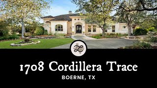 1708 Cordillera Trace  Boerne TX [upl. by Neile890]