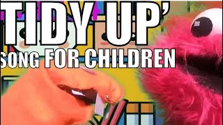 TIDY UP song for children by Ratty and Boo NEW and IMPROVED with Singalong Subtitles [upl. by Raasch]