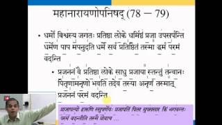 Taittiriya Upanishad Session 17 Sikshavalli 111 May 11 2015 [upl. by Brunn]