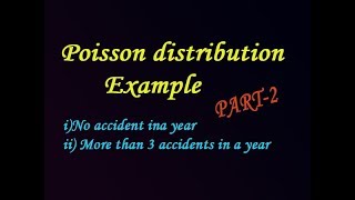 Probability of Poisson distribution using simple steps interesting examplePART2 [upl. by Hsaniva]