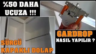 Sürgü Kapaklı Dolap P Ucuz Nasıl Yapılır  Hem de evde [upl. by Eelah]