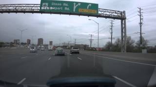 Driving to Pearson Airport YYZ Terminal 3 Departures from Highway 427 Life in Canada Travel [upl. by Rma]