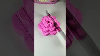 Very Satisfying Video Kinetic Sand Cutting Asmr relaxingkineticsend oddlysatisfying kineticsend [upl. by Anohsal]