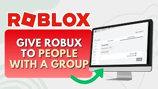 How To Give Robux To People With A Group 2024 [upl. by Phare]