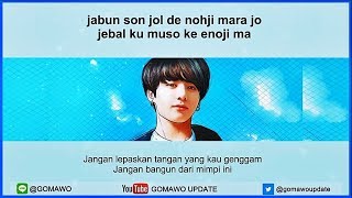 Easy Lyric JUNGKOOK BTS  EUPHORIA by GOMAWO Indo Sub [upl. by Teeter]