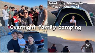 Family Overnight Camping 🏕️ Jebal Jais Ras Al Khaimah [upl. by Abixah]