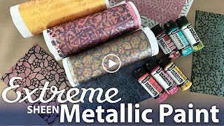 EXTREME Metallic Paints Tips and Tricks–Tutorial Tidbits [upl. by Yenots]