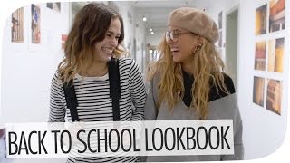 flipfashion  Back to school Lookbook mit AMissMelle amp Nanda Schwarz [upl. by Ninahs]