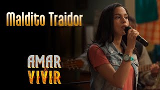 Maldito Traidor  Amar y Vivir ♪ Canción oficial  Letra  Caracol TV [upl. by Hudson]