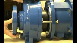 Disassembly of the Finish Thompson ULTRAChem UC Series sealless centrifugal magdrive pumps [upl. by Ymmij]