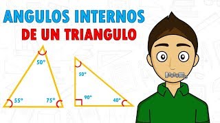 ÁNGULOS INTERNOS DE UN TRIANGULO Super Facil  Para principiantes [upl. by Rifkin]