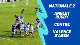 Rugby Nationale 2 Anglet contre Valence dAgen [upl. by Drucill]