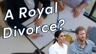 Prince Harry And Meghan Markle Getting Divorced In California [upl. by Ettenim]