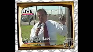 WKBWTV September 11 2001 Keith Radford Reports From The Niagara Falls Air Force Base [upl. by Schoof]