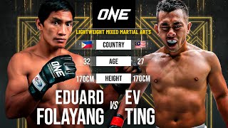 Eduard Folayang vs Ev Ting  Full Fight From The Archives [upl. by Nylesoy445]