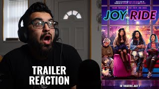 JOY RIDE 2023 Trailer Reaction Stephanie Hsu Sabrina Wu Ashley Park Sherry Cola RRated Comedy [upl. by Atterys221]