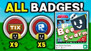 CLASSIC EVENT BEE SWARM SIMULATOR ALL BADGES amp TIX LOCATIONS [upl. by Phebe]