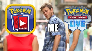 PTCGO vs Pokemon TCG Live  Which Game is Better [upl. by Arikat]