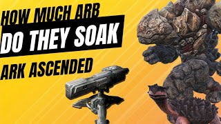 exactly how much do each soaker soak ARKSurvival ascended 2024 [upl. by Linskey]