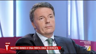 Matteo Renzi ospite a Tagadà  4062024 [upl. by Iah860]