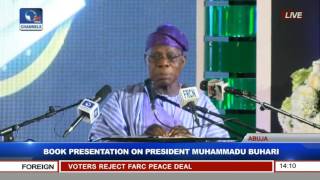 Olusegun Obasanjo Speaks At Book Presentation On President Muhammadu Buhari [upl. by Lindholm]