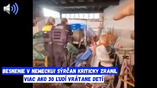 TRAGÉDIA  Besnenie v Nemecku Sýrčan kriticky zranil viac ako 30 ľudí vrátane detí [upl. by Kcirdahs]