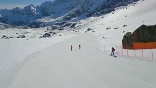 Cervino Ski Paradise  pista nera 59 [upl. by Ailyt]