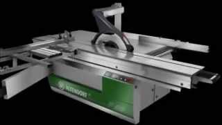 Altendorf F45 Sliding Table Saw Rip Fence System [upl. by Lochner]