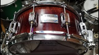 SNARE DRUM DEMO Odery  Eyedentity Series  14 x 65  Sapele Shell [upl. by Twedy]