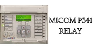 MICOM Alstom P341 relay settings  Relay setting electricalcement electrician alstom engineer [upl. by Refinneg140]