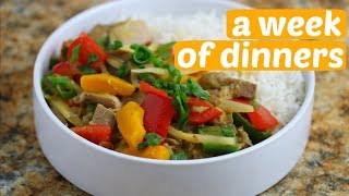 A Week of Dinners  Vegan [upl. by Malas]