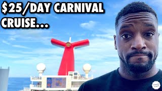 Taking A CHEAP 100 Carnival Cruise  World’s Cheapest Cruises [upl. by Banna]