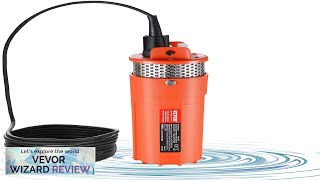 VEVOR Solar Water Pump 12V DC 96W Submersible Deep Well Pump Max Review [upl. by Bussey416]