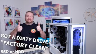 How to wipe a drive clean of all data  SSD or HDD [upl. by Urbana]