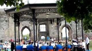 Newark Town Band At Newark Castle quotPateley Bridge Marchquot [upl. by Tait]