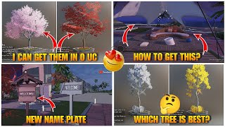 Which home tree is best in pubg • I get get maple tree in pubg • 0 UC pubg home purchase • [upl. by Aelem]