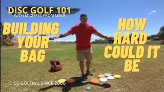 HOW TO CHOOSE WHAT DISC GOES INTO YOUR BAG  DISC GOLF 101 [upl. by Windy859]