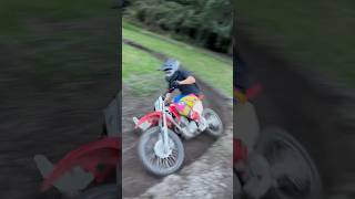 Playing with Honda CRF 125 on doubles ✊💨 crf125 honda farmbike pitbike [upl. by Ap]