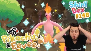 EPIC SHINY MOLTRES REACTION in POKEMON LETS GO PIKACHU and EEVEE [upl. by Susan974]