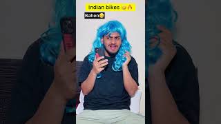 Indian family bikes 🚴 🤣 Indian bikes shorts indian bikes splendor [upl. by Eicnan]