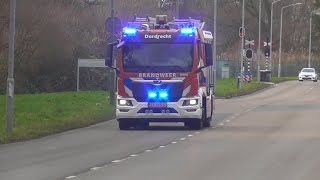 Nieuwe Tankautospuit Noordijk en Autoladder met spoed naar HVC in Dordrecht [upl. by Tahmosh]