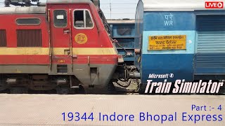 19344 Penchvelly Express Journey In WRV11 Route  Msts Gameplay  Indian Railways [upl. by Eon]