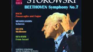 Beethoven Symphony No 7 Finale  Stokowski conducts [upl. by Natalina]