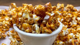 Wie man das perfekte KaramellPopcorn macht Hausgemachtes KaramellPopcorn Rezept [upl. by Siramay]