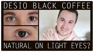 Desio Coffee Collection Black Coffee Contact Lens Review [upl. by Isabeau497]