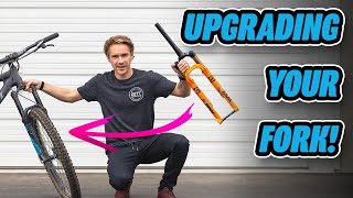 How To Upgrade Your Mountain Bike Fork Every Detail To Consider [upl. by Kendrick898]