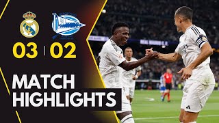 REAL MADRID 3  2 DEPORTIVO ALAVÉS  HIGHLIGHTS LALIGA 2024  25 [upl. by Leirad]