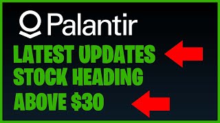 Palantir Stock Updates Major Contract Wins Stock Heading above 30 [upl. by Eidarb]